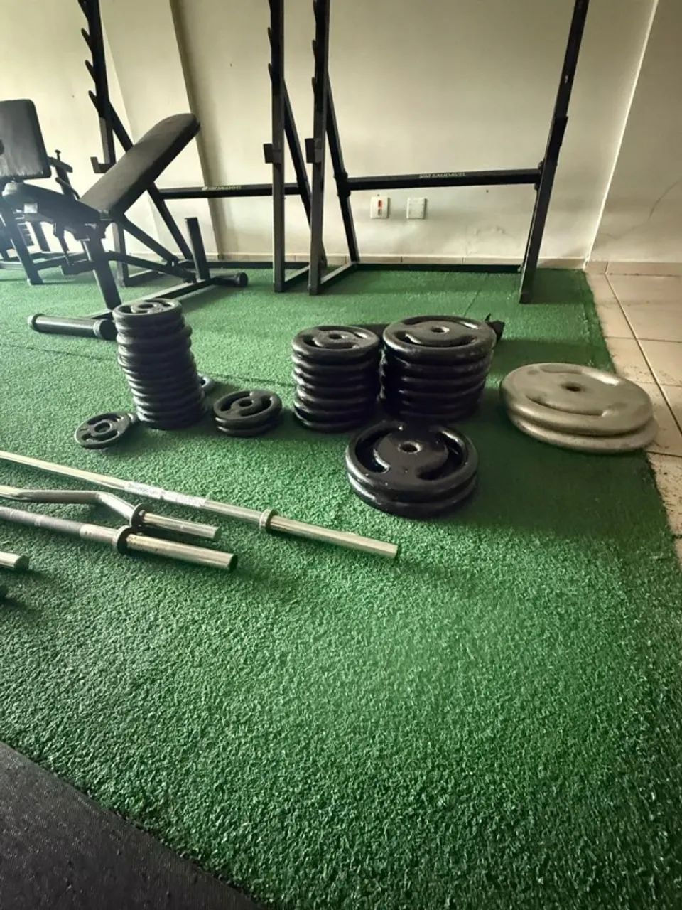 Anilhas De Ferro Peso Academia Treino - Foto 2