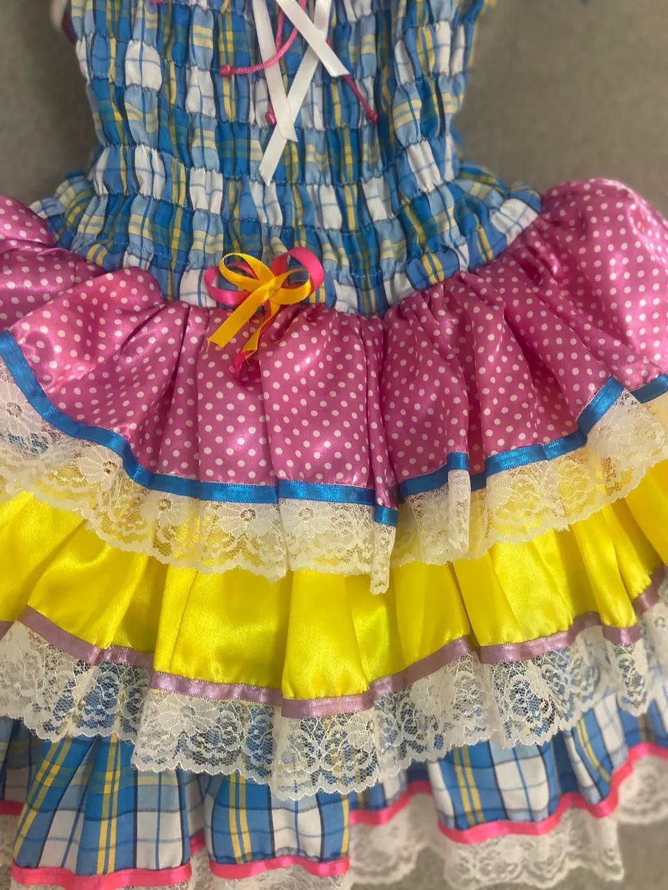 Vestido infantil junino São João  - Foto 3