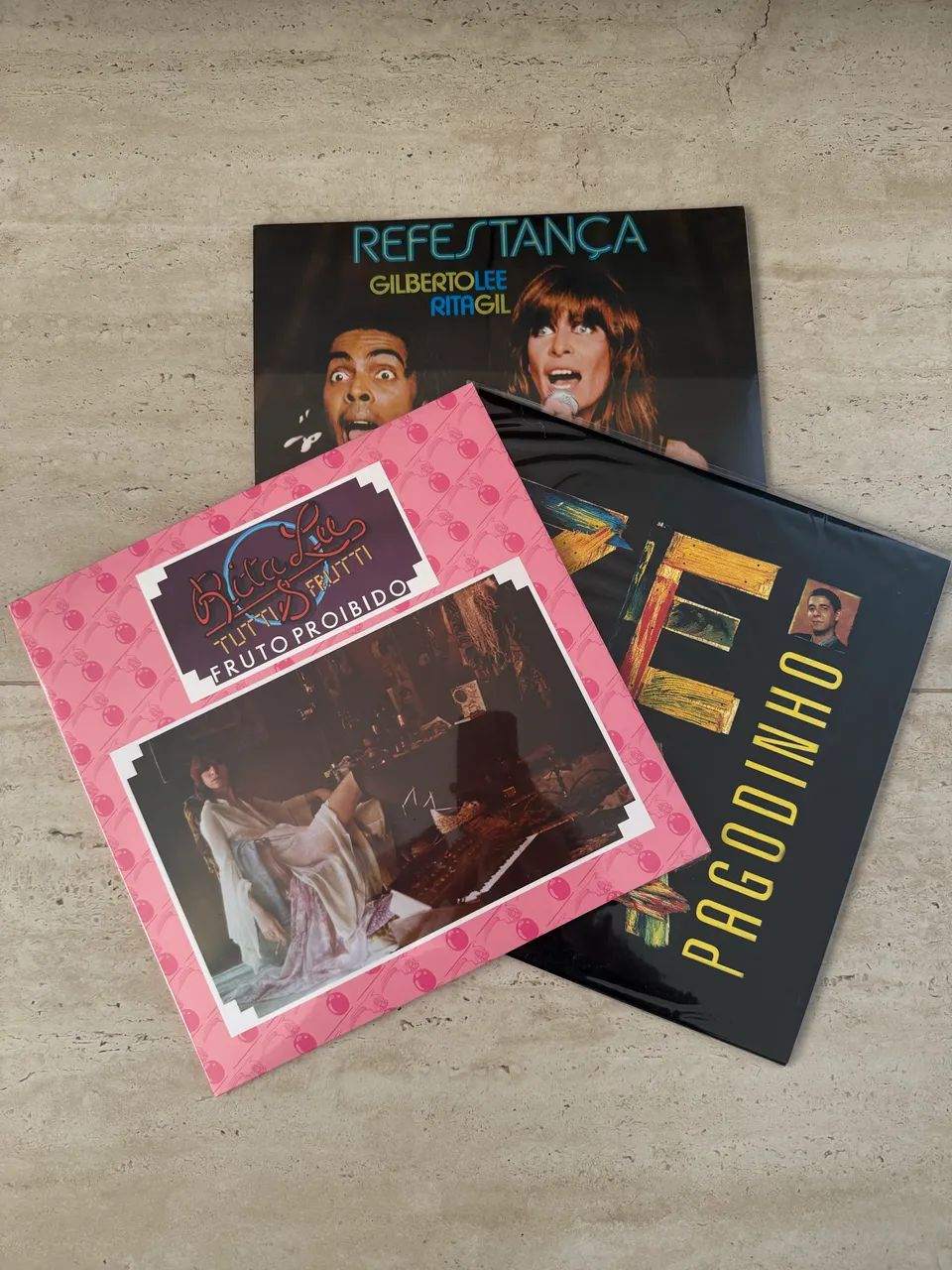 LPs Rita Lee (Fruto Proibido) + Rita e Gil (Refestança) + Zeca