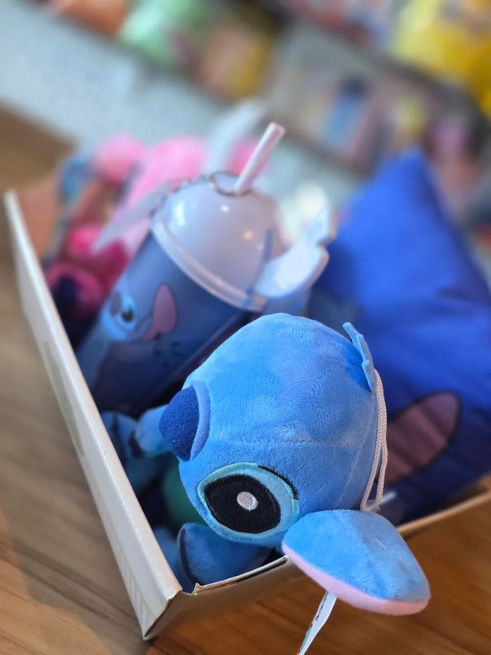 Cesta presente Stich e Angel  - Foto 3