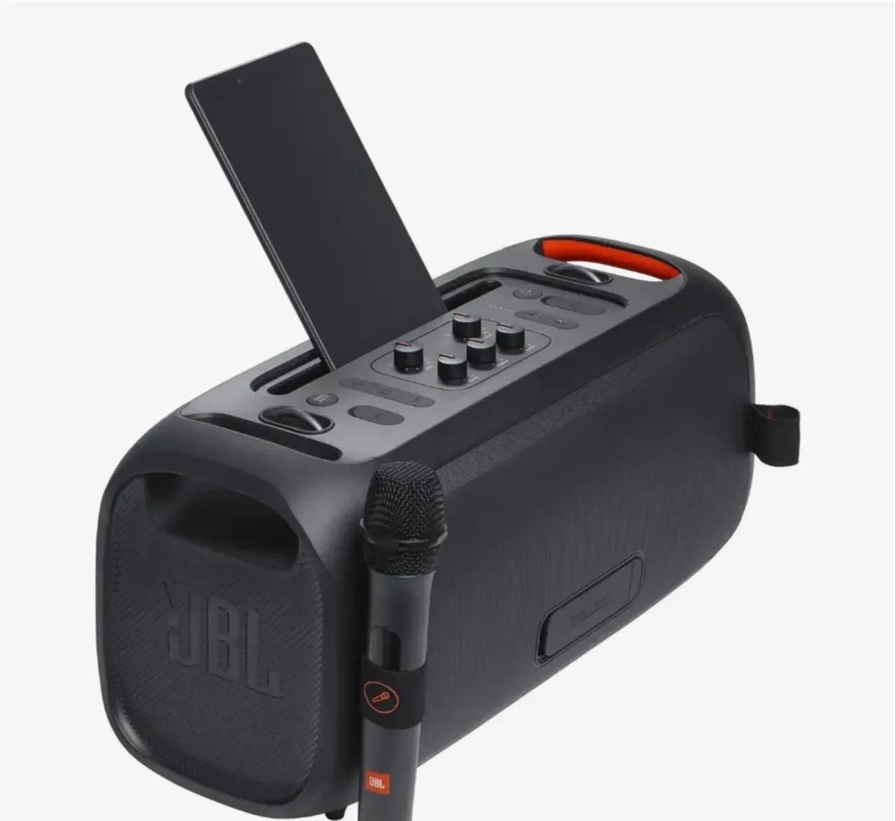 JBL PartyBox On-The-Go + Microfone Original - Oportunidade!