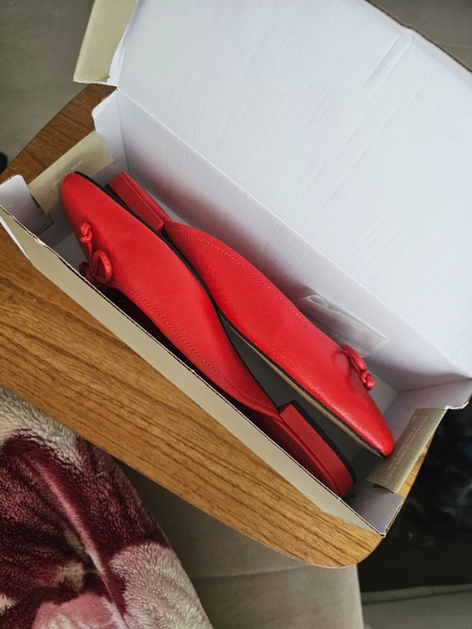 Arezzo sapato sapatilha vermelho - Foto 4