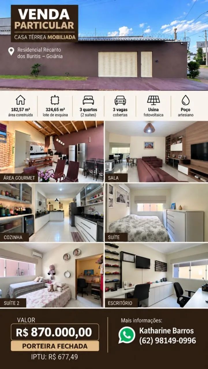 Casa Recanto dos Buritis - Mobiliada 
