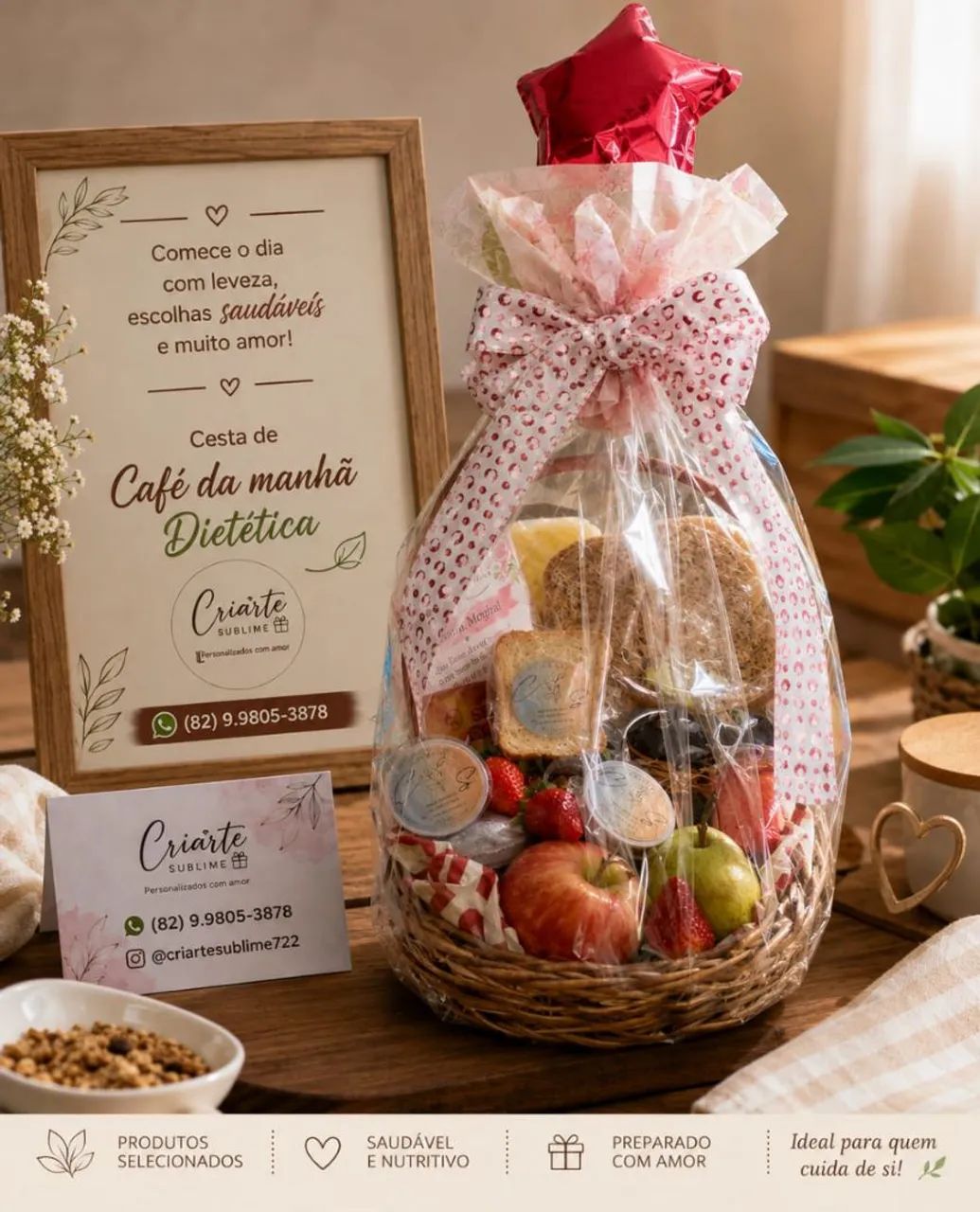 CESTAS DE CAFÉ DA MANHÃ  - Foto 4