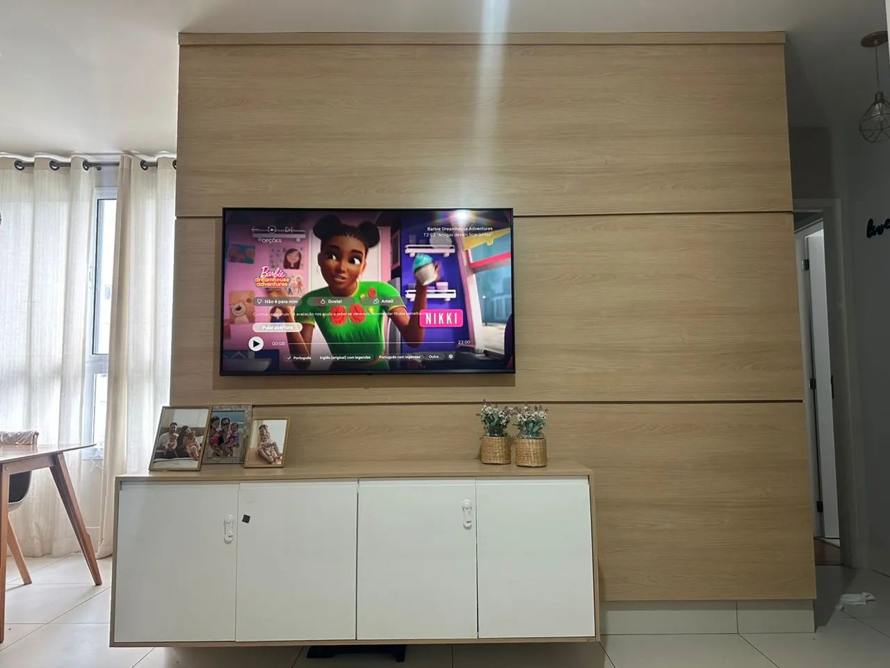 Painel de televisão 