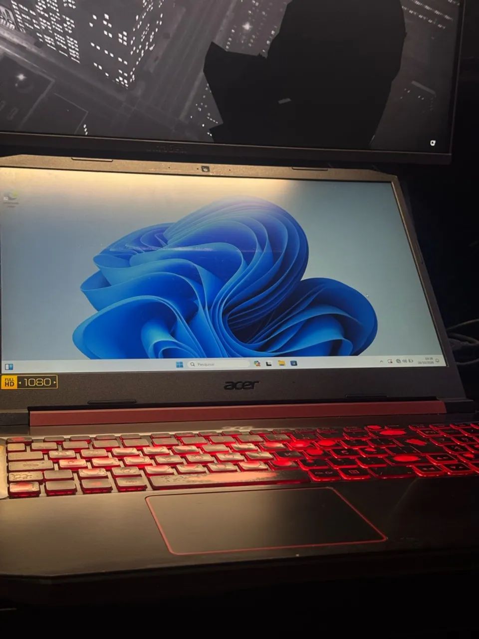 Notebook gamer Acer nitro - já com upgrade!