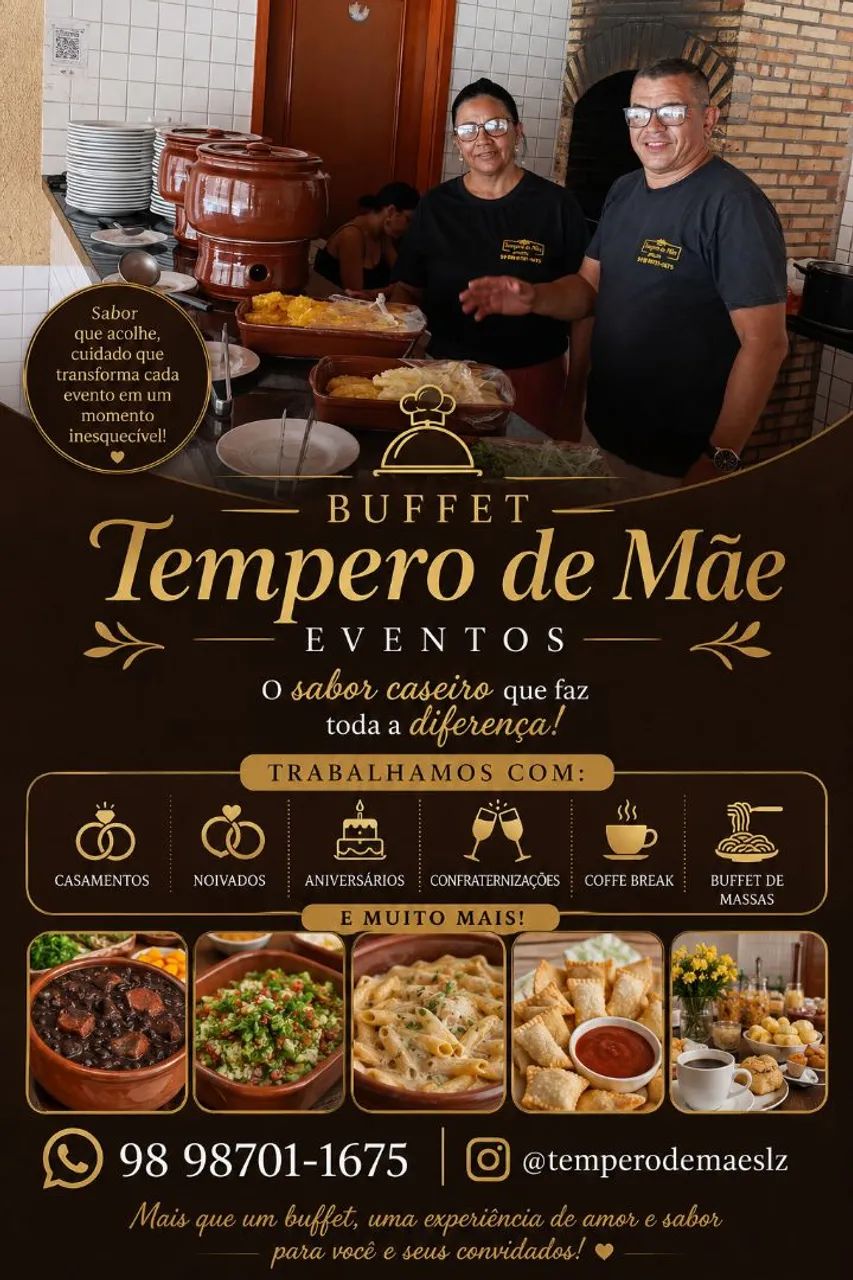 Buffet tempero de mãe eventos 