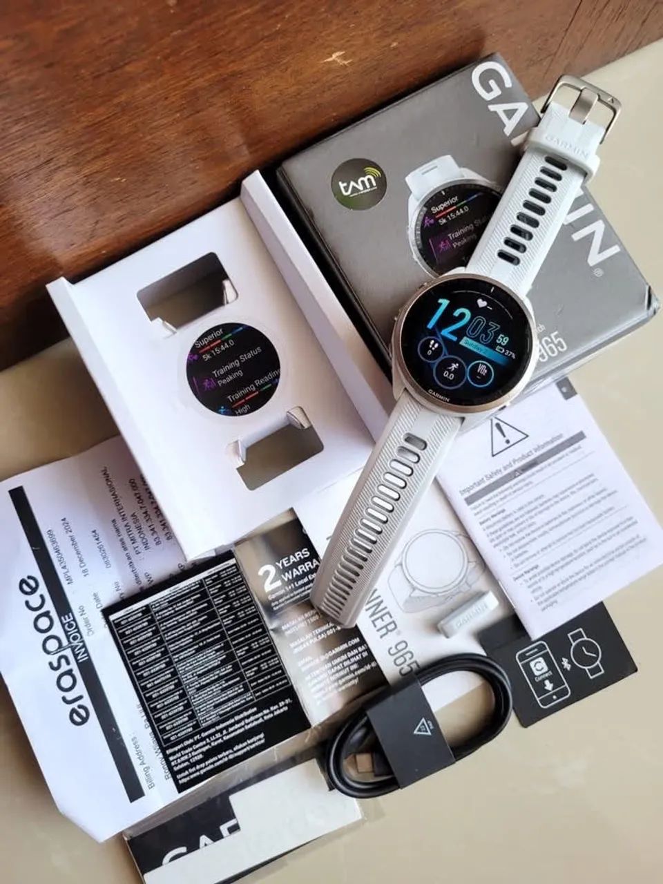 Relógio Garmin forerunner 965