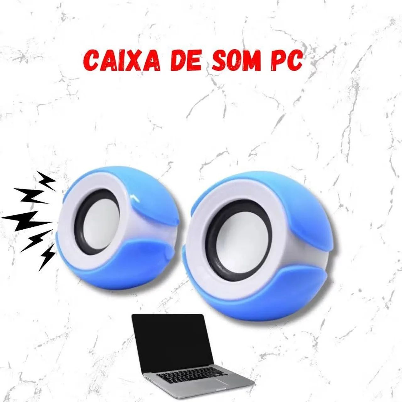 Caixa de som para pc - Foto 2