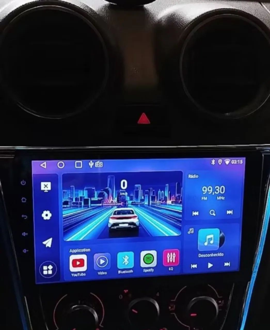 Multimídia 7 polegadas Android 3gb Ram Carplay