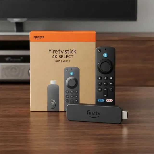 Fire Stick Amazon Fire 4k Select 8gb Wi-fi Controle Alexa - Foto 2