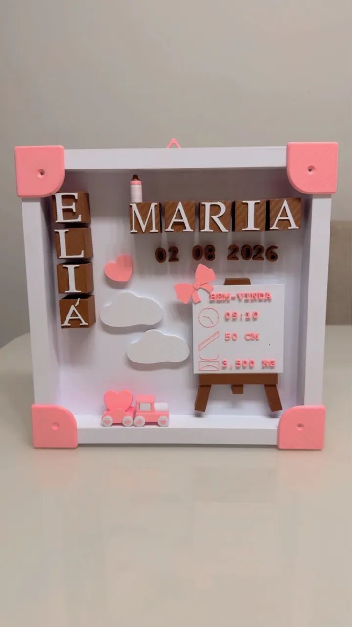 Quadro personalizado bebê 