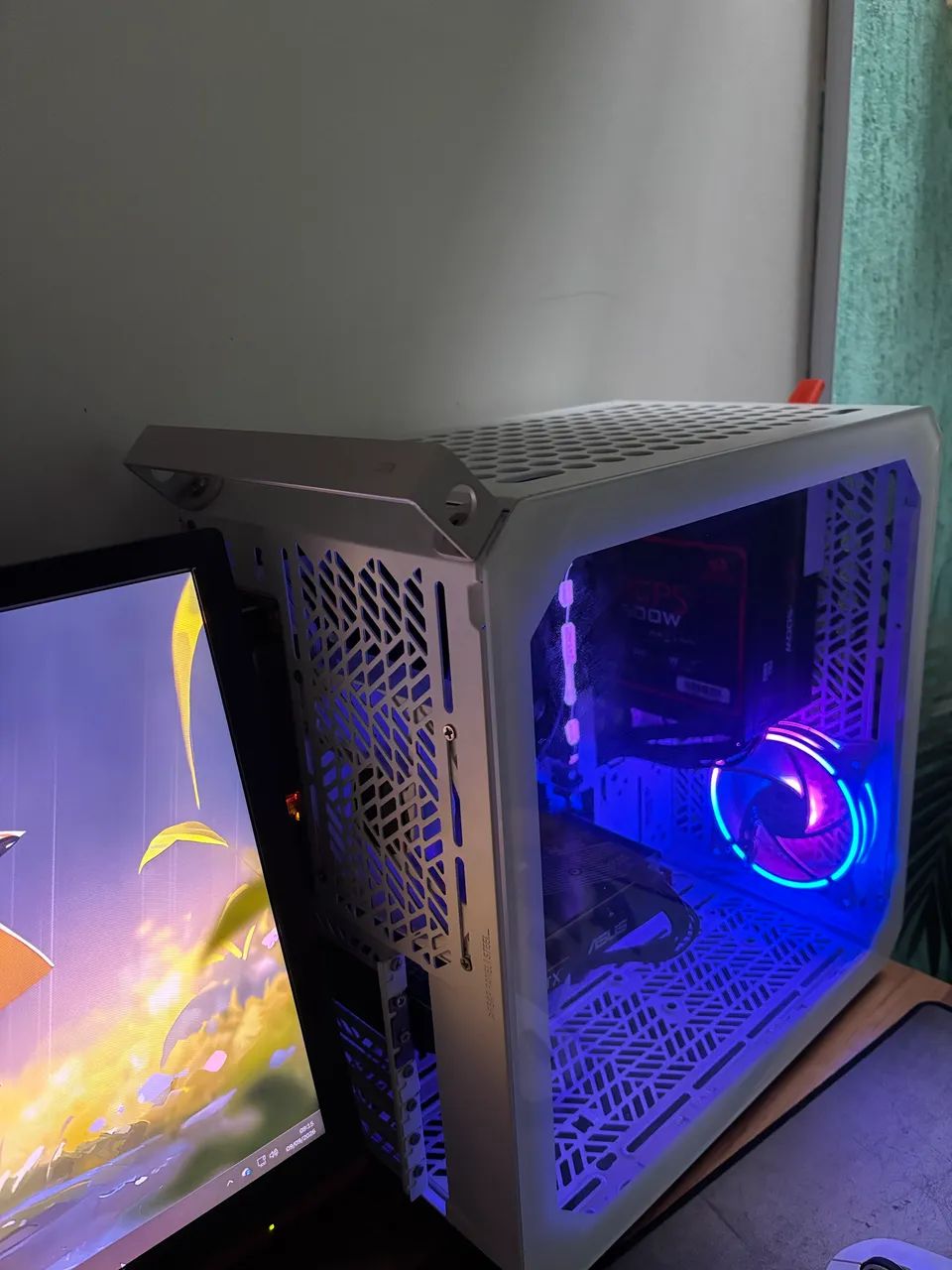 Gabinete Cooler Master QUBE 500 Flatpack White Branco - Excelente Estado - Foto 2