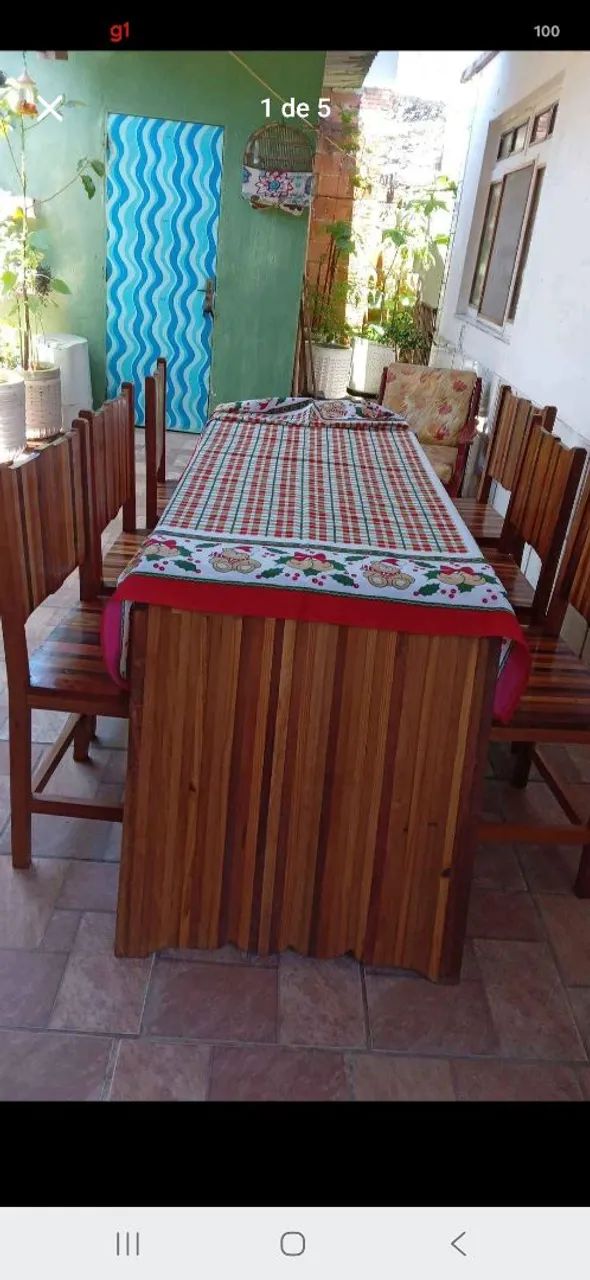 Vendo conjunto mesa cadeiras - Foto 3