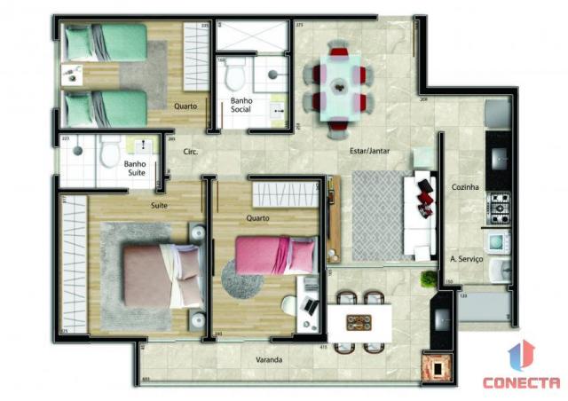 Apartamento para venda em vitória, jardim da penha, 2 dormitórios, 1 suíte, 2 banheiros, 1 - Foto 12