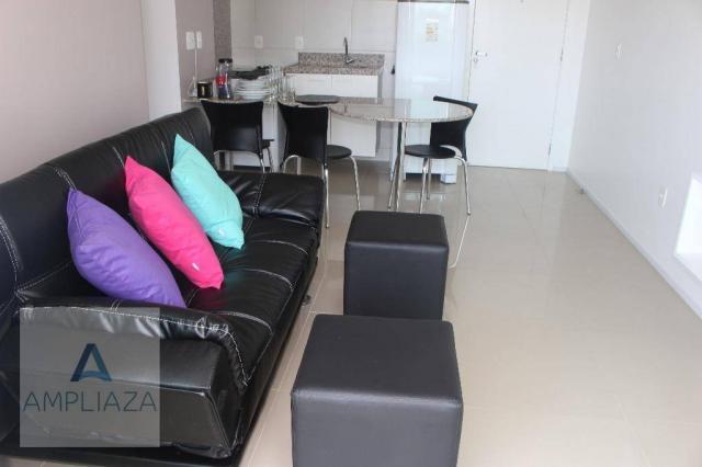 Apartamento com 2 dormitórios à venda, 54 m² por r$ 420.000 - guararapes - fortaleza/ce - Foto 3