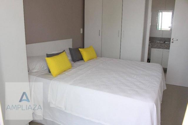 Apartamento com 2 dormitórios à venda, 54 m² por r$ 420.000 - guararapes - fortaleza/ce - Foto 8