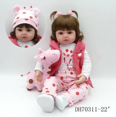 Boneca Bebê Reborn Dolls 47cm - Entrega Grátis - Foto 5