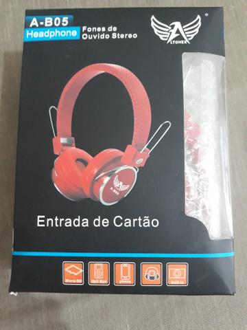 Fone De Ouvido Headphone Sem Fio Bluetooth Micro Sd Fm P2cel - Foto 2