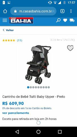 Carrinho de bebê tutii baby