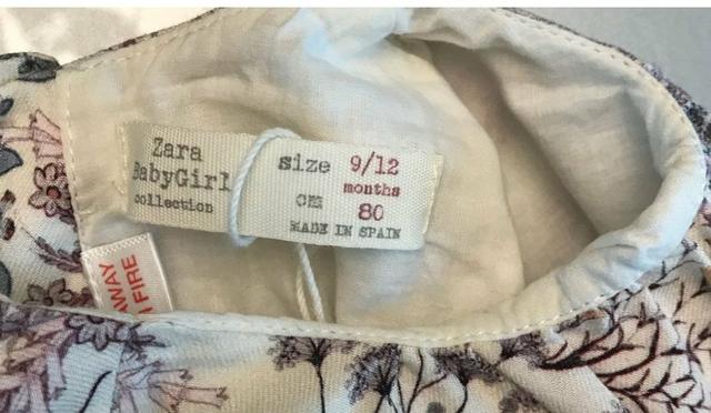 Desapego da betina (vestido zara baby original 12m) - Foto 2