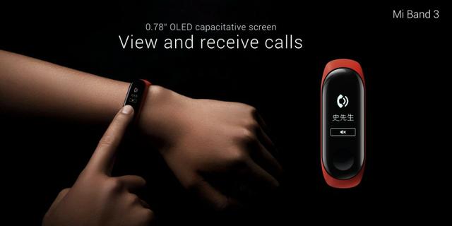 Xiaomi Mi Band 3 lacamentos