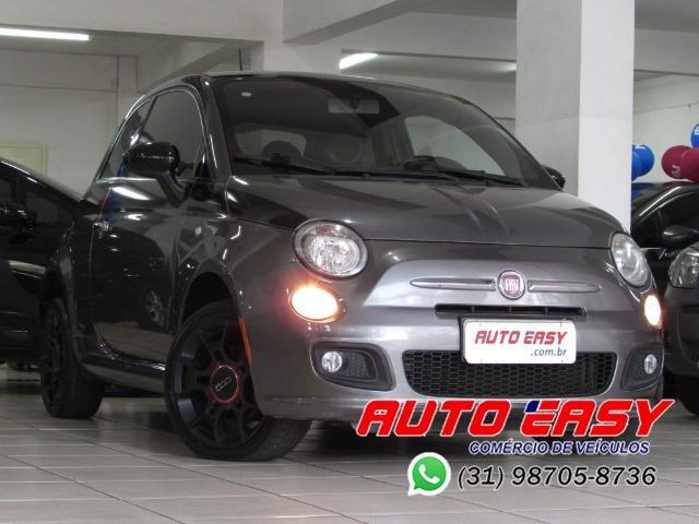 Fiat 500 Sport Air 1.4 C/ Couro!