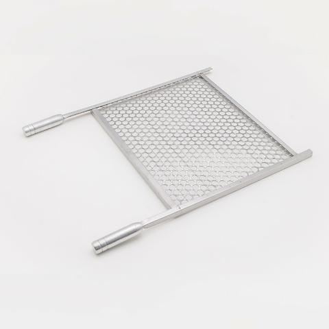 Grelha de inox tela moeda 41x40cm - Arteinoxx