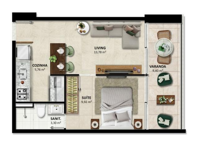 Lançamento - Duetto Barra - Apartamentos de 1 e 2 quartos Vista Mar na Barra - Foto 2