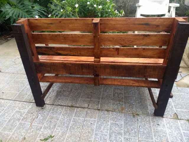 Banco de jardim rústico - Foto 4