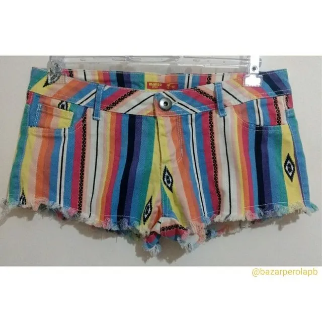 Short Jeans Colorido