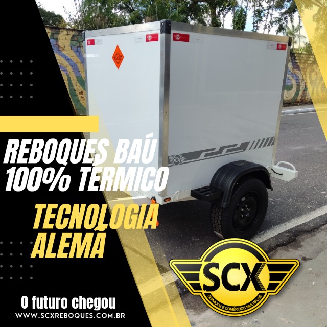 Carretinha Reboque SCX1BT -  Modelo Lançamento - A melhor Carretinha do Brasil