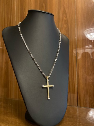 Conjunto em Ouro Branco 18k 750 - Foto 3