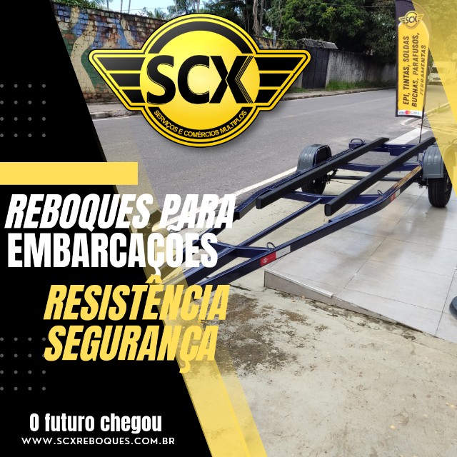 Carretinha Reboque SCX1N7 - Lançamento - A melhor Carretinha do Brasil