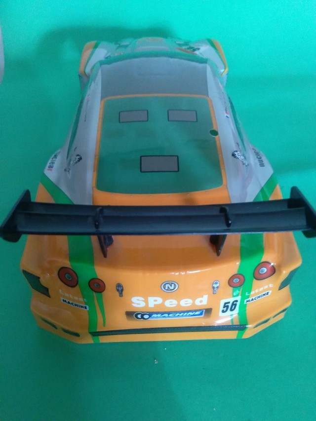 BOLHA PELÍCULA CAR BODY SHELL FRAME 1/16 THUNDER - Foto 3