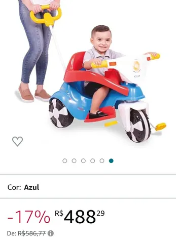 Triciclo Para Criança 2 Anos Modelo Borboletinha Xalingo em