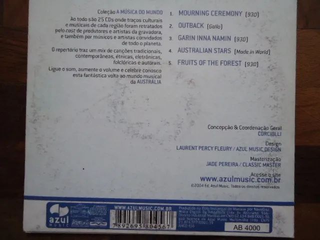 4 Cds A Música da Austrália, Brasil, Bali e Magia Celta - Foto 4