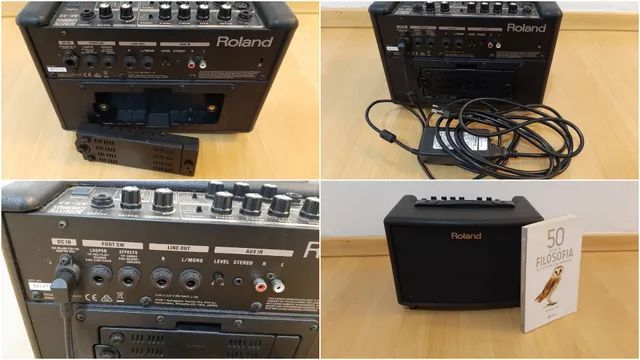 Roland AC-33 - Amplificador para violão e voz - Funciona a Pilha