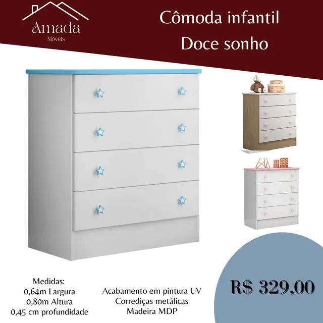 Dormitório infantil doce sonho , Entrega  em 3 dias  - Foto 2