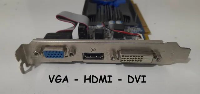 Placa de Vídeo Nvidia GeForce GT 710 2GB DDR3 PCI-Ex com HDMI - RIKATECH