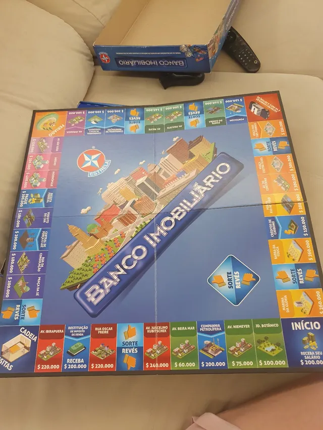 Antigo Jogo Banco Imobiliário Anos 90 Conservadíssimo! Disponível Novamente  para Venda., Jogo de Tabuleiro Estrela Usado 37589697