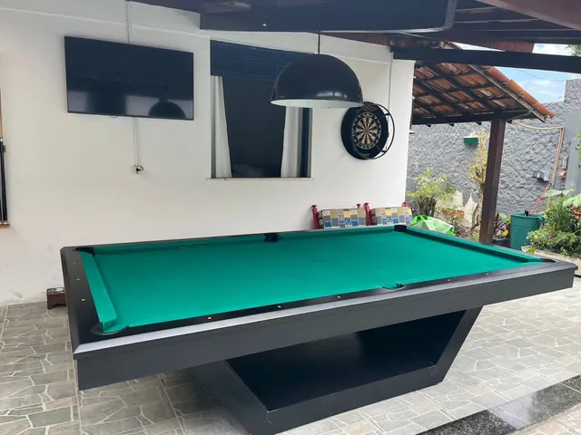 VGEBY Snooker Conjunto de tênis de mesa de bilhar, Snooker Billiards Taco  esportivo piscina 57,2 mm bola brilhante de resina preta equipamento  esportivo para lazer