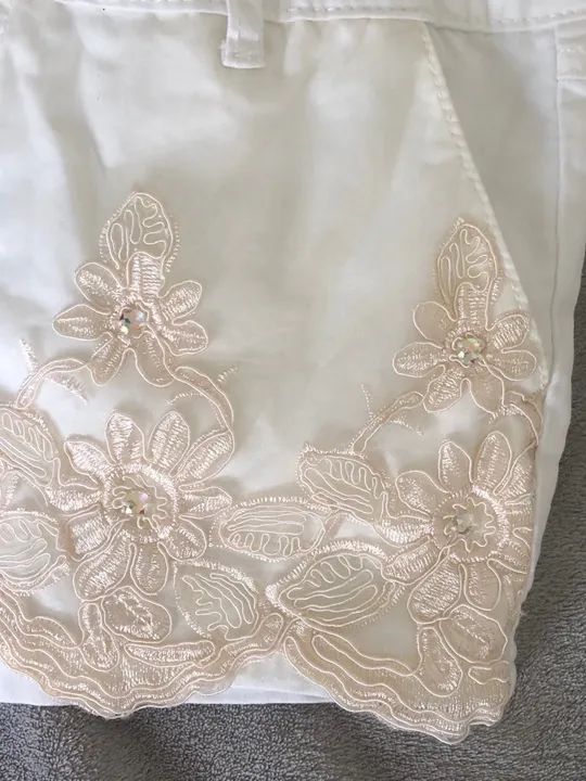 Short branco bordado NOVO - Foto 2