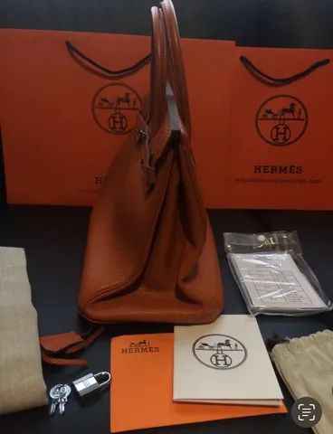 Bolsa Hermès Birkin 35 Epsom Orange - Foto 2