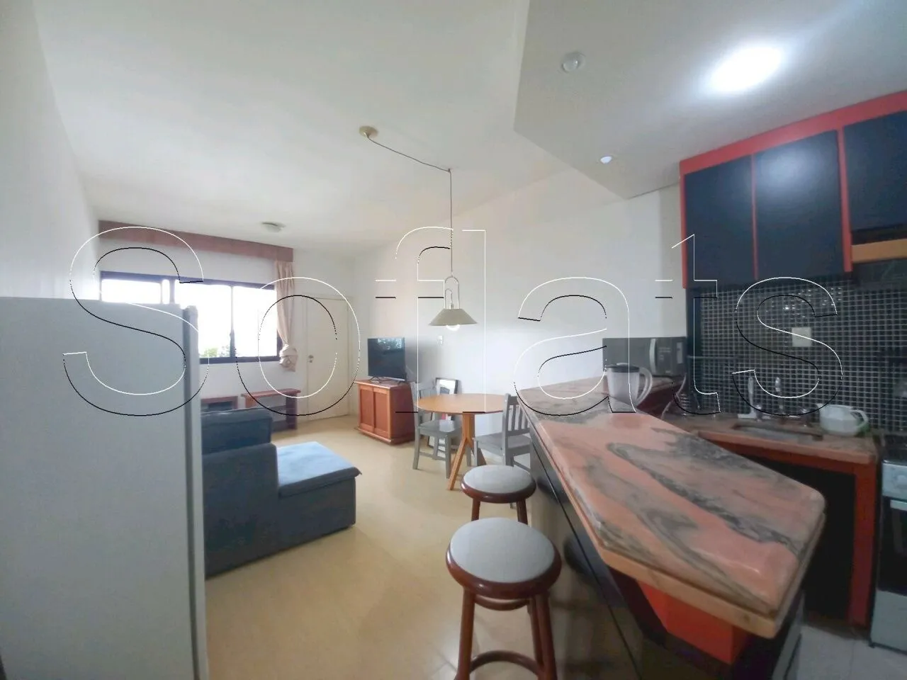 Le Bougainville 1 dorm e 1 vaga disponível para locação em Alphaville Comercial