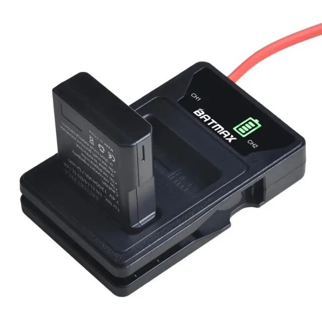 2 Baterias El14A Mais Um Carregador Duplo Para Câmeras Nikon D3200 D5100 D5300 D3300 D5600 - Foto 5