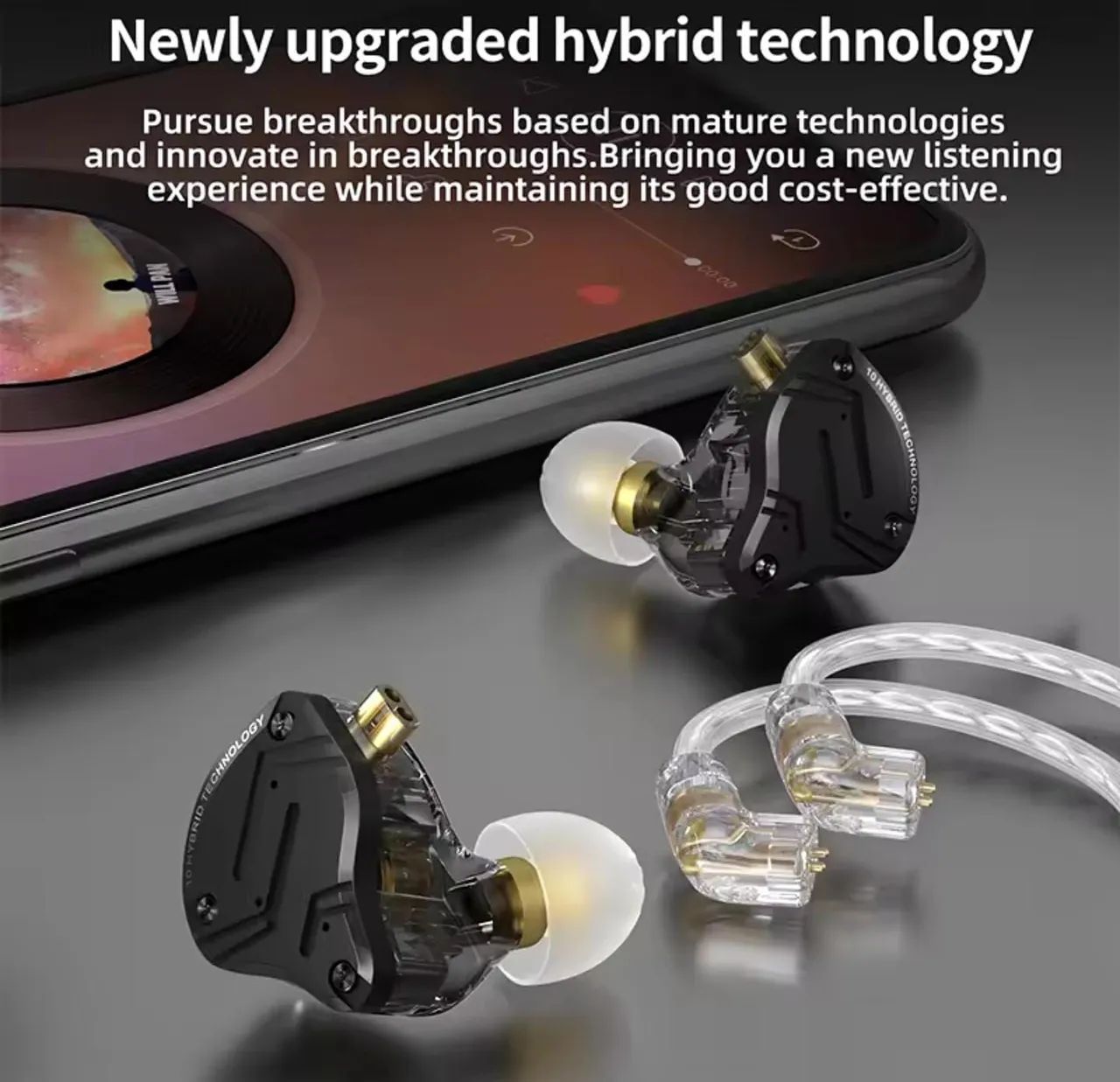 Fone Kz Zs10 Pro X - Foto 2