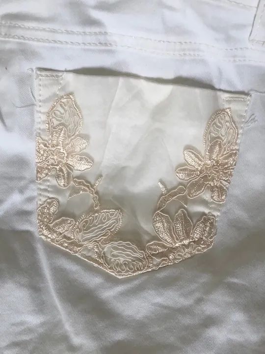 Short branco bordado NOVO - Foto 4