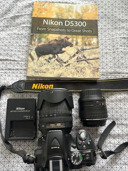 Câmera DSLR Nikon D3500 - Ótimo estado! - Foto 4