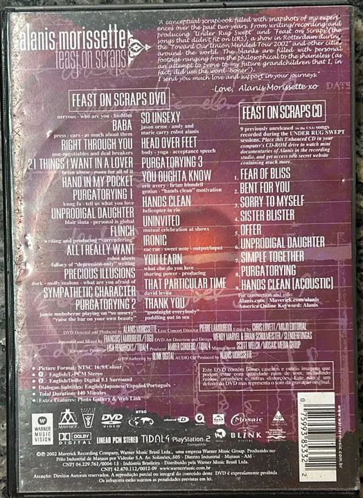 CD e DVD Alanis Morissette, Feast on Scraps - Foto 3